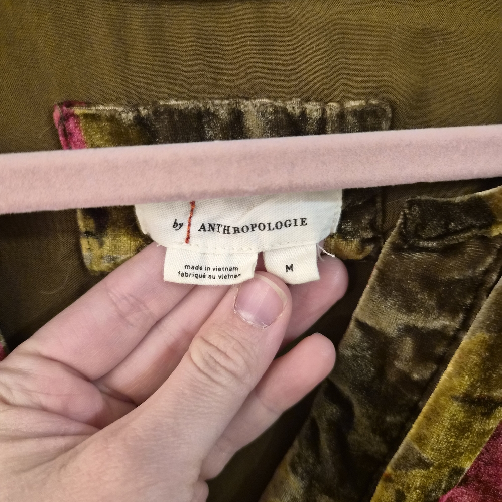 EUC Anthropologie Velvet Somerset Maxi - Picture 2 of 4